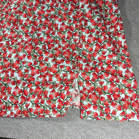 B Smart Floral Print Spaghetti Strap Womans Small Summer Dress With Front Slit - Picture 8 of 8